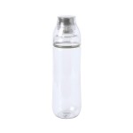 Бутылка для воды FIT, 700 мл, 24,5х7,4см, прозрачный с красным, пластик rPET Серый