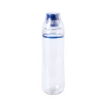 Бутылка для воды FIT, 700 мл, 24,5х7,4см, прозрачный с красным, пластик rPET Синий