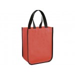 Ламинированная сумка для покупок, малая, 80 г/м2 красный