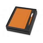 Подарочный набор Uma Vision с ручкой и блокнотом А5 оранжевый/белый