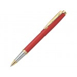 Ручка-роллер «Gamme Classic» красный/серебристый/золотистый