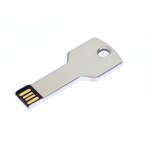 USB 2.0- флешка на 16 Гб в виде ключа серебристый