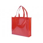 Ламинированная сумка для покупок красный