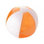 Пляжный мяч «Bondi» оранжевый прозрачный/белый