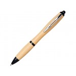 Ручка шариковая «Nash» из бамбука натуральный/черный