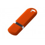 USB 3.0- флешка на 16 Гб, soft-touch оранжевый