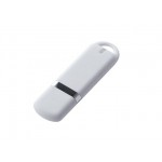 USB 2.0- флешка на 32 Гб, soft-touch белый