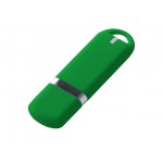 USB 2.0- флешка на 32 Гб, soft-touch зеленый