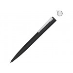 Ручка шариковая металлическая «Brush Gum», soft-touch черный