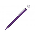 Ручка шариковая металлическая «Brush Gum», soft-touch фиолетовый