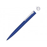 Ручка шариковая металлическая «Brush Gum», soft-touch синий