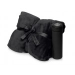 Подарочный набор «Cozy hygge» с пледом и термосом термос- черный