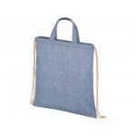 Сумка-рюкзак «Pheebs» из переработанного хлопка, 210 г/м² синий