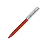 Ручка металлическая шариковая «Bright GUM» soft-touch с зеркальной гравировкой красный