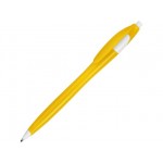 Ручка пластиковая шариковая «Астра» желтый/белый
