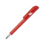 Ручка пластиковая шариковая «Атли» красный/серебристый