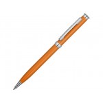 Ручка металлическая шариковая «Сильвер Сойер» оранжевый/серебристый
