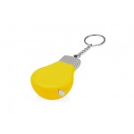 Брелок-рулетка для ключей «Лампочка», 1м желтый/серебристый