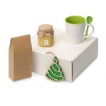 Подарочный набор «Чайная церемония» кружка- белый/зеленое яблоко