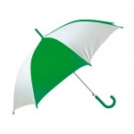 Зонт-трость «Тилос» белый/зеленый