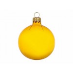 Стеклянный шар на елку «Fairy tale», 6 см желтый полупрозрачный