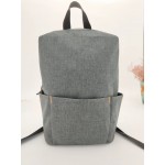 Рюкзак BASIC, бордовый меланж, 27x40x14 см, oxford 300D Серый