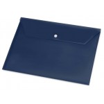 Папка-конверт А4 синий матовый