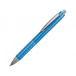 Ручка пластиковая шариковая «Bling» светло-синий/серебристый