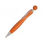 Ручка пластиковая шариковая «Naples» оранжевый/прозрачный
