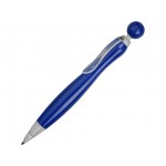 Ручка пластиковая шариковая «Naples» синий/прозрачный