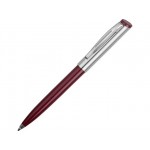 Ручка металлическая шариковая «Карнеги» бордовый/серебристый