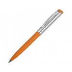 Ручка металлическая шариковая «Карнеги» оранжевый/серебристый