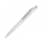 Ручка пластиковая шариковая Prodir DS8 PSP белый/серебристый