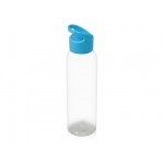 Бутылка для воды «Plain» прозрачный/голубой