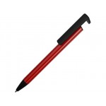 Ручка-подставка шариковая «Кипер Металл» красный/черный