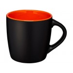 Керамическая чашка «Riviera» черный/оранжевый