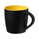 Керамическая чашка «Riviera» черный/желтый