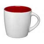 Керамическая чашка «Aztec» белый/красный