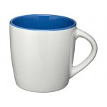 Керамическая чашка «Aztec» белый/ярко-синий