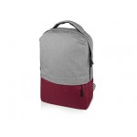 Рюкзак «Fiji» с отделением для ноутбука серый/бордовый