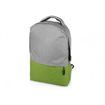 Рюкзак «Fiji» с отделением для ноутбука серый/зеленое яблоко