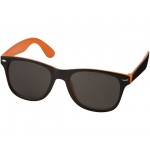 Очки солнцезащитные «Sun Ray» с цветной вставкой оранжевый/черный