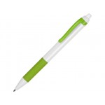 Ручка пластиковая шариковая «Centric» белый/зеленое яблоко