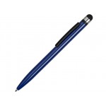 Ручка-стилус металлическая шариковая «Poke» синий/черный