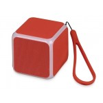 Портативная колонка «Cube» с подсветкой красный