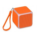 Портативная колонка «Cube» с подсветкой оранжевый