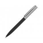 Ручка металлическая soft-touch шариковая «Tally» серебристый/черный
