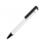 Ручка-подставка металлическая «Кипер Q» белый/черный