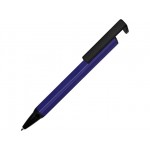 Ручка-подставка металлическая «Кипер Q» синий/черный