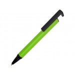Ручка-подставка металлическая «Кипер Q» зеленое яблоко/черный